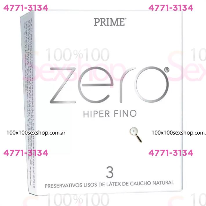 Cód: CA FP ZERO - Preservativos Zero Hipero Fino - $ 4400